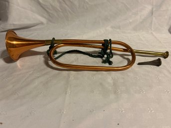 Beautiful Vintage Decorative Copper And Brass Horn 21 Inches Long