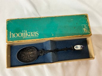 Vintage Herbert Hooijkaas HOLLAND 90HH SILVER SPOON In Box