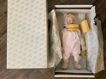 Franklin Heirloom Dolls Porcelain Baby Doll  New In Box