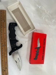 New Vintage Lupo Folding Knife With Original Box