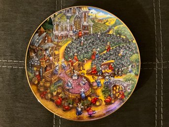 TFM Vintage Bill Bell Decorative Plate A Purrfect Harvest, Limited Edition,