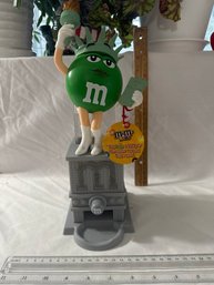 M&M's World Green Character Miss Statue Of Liberty Candy Dispenser