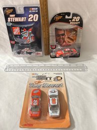 Lot Of Tony Steward Nascar 1:64 Die Cast Scale Stock Cars Hone Depot Habitat For Humanity See Photos