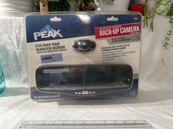 Brand New Peak 3.5 In. Rear View Mirror Backup Camera Color LCD