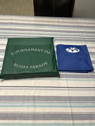 Tournament Of Roses Parade Football Cushion And Poncho Collette Tours 12x13 Collectable