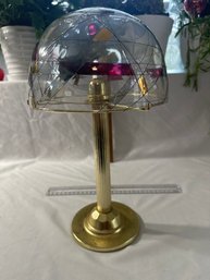 Vintage Partylite MOSAIC 14 In Candle LAMP