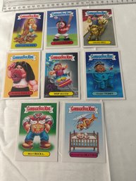 Lot Of 8 Garbage Pail Kids Sticker Cards 2016 All Excellent See Photos