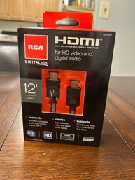 Brand New RCA HDMI Connectors 12 Ft Length Lifetime Warranty