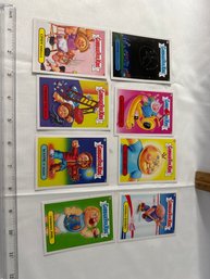 Lot Of 8 Garbage Pail Kids Sticker Cards 2014 All Excellent See Photos