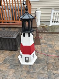 52 In Outdoor Lawn Decor Nautical Theme Lighthouse As Pictured