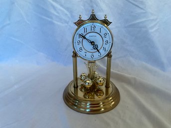 Hampton Quartz Perpetual Motion Anniversary Mantle Clock - Works - No Dome