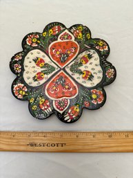 Vintage Turkish Trivet Traditional Iznik Turkish Ceramic Art