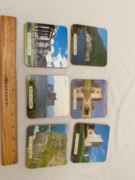 Set Of 6 Ireland Cork Coaster Set