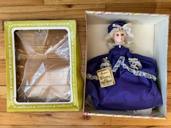 Effanbee's Women Of The Ages Collection 3371 12' Martha Washington Doll 1984 New In Box