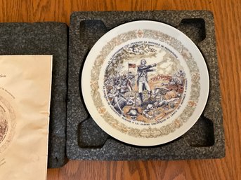 D'Arceau Limoges Premier Edition Lafayette Battle Of Brandywine COLLECTORS Plate Plate IV