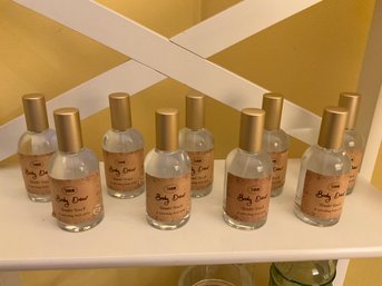 9 X Sabon Body Dew - TENDER TOUCH - Refreshing Body Spray / 1.76 Oz. / 50 Ml Each