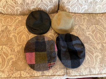 Lot Of Wool And Leather Hats