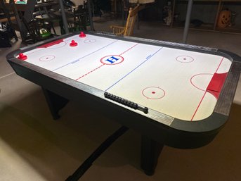 Full Size Harvard Air Hockey Table Tested Works Great In Basement Legs Need Removal To Remove Bring Help