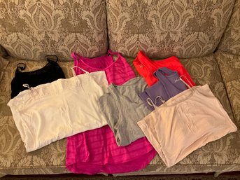 Lot Of 7 Ladies Size Large Tank Tops And Camisoles