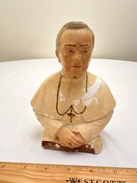 Vintage By Basilica Pope Bust Statue Condition Issues See Photos