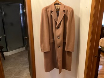 Mens Coat Cashmere And Wool Bancroft Size 43 R