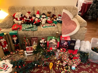 Huge Lot Of Vintage Christmas Decor See Photos