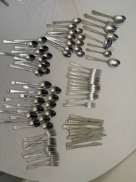 Rebacraft Stainless Steel Flatware Service For 12 Plus 12 Extra Teaspoons And All Serving Pieces