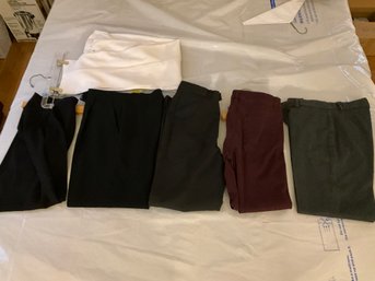 Lot Of 6 Pairs Of Ladies Dress Pants Size 8 And 8P