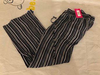 Doe And Rae Sail  With Me Wide Leg Pants Size Medium New With Tags