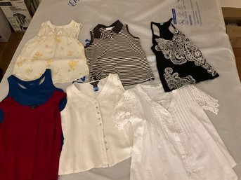 Large Lot Of Ladies Shirts Size Small Summer Tops