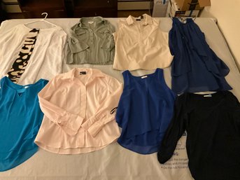 Lot Of Ladies Shirts Summer Tops Size Large