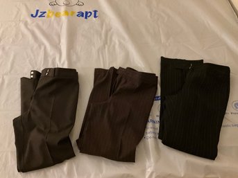 Lot Of 3 Ladies Dress Pants Size 6 And 6P