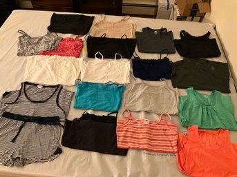 Huge Lot Of Ladies Tank Tops And Camis Camisoles  Size Medium