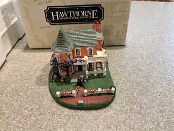 Rhett's Return Hawthorne Retired Vintage Collectible Landmark Sculpture Miniature Gone With The Wind House