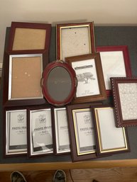 Lot Of Various Size Photo Picture Frames