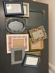 Lot Of Various Size Pretty Photo Picture Frames