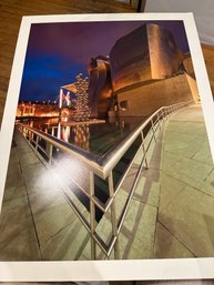 27.5x37.5 Beautiful Photograph On .25in Foamboard Guggenheim Museum In Bilbao