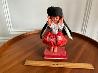Vintage Souvenir Doll Nazare Portugal 9.7' Tall