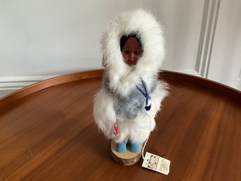 Adorable Eskimo Doll Souvenir From Quebec