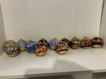 Twelve Days Of Christmas Ornaments Beautiful Collection In Tin