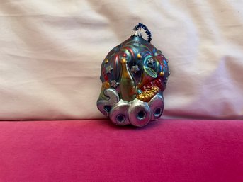 Blown Glass Year 1999 2000 Ornament Holidays New Years Christmas