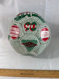 Vintage M & M Sport Soccer Ball Italia 90 Football