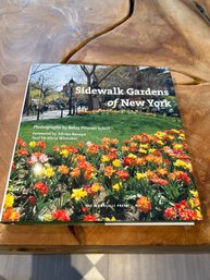 Sidewalk Gardens Of New York Photographs By Betsy Pinover Schiff Hard Cover Beautiful Condition