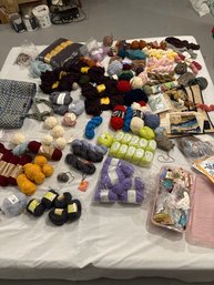 Huge Lot Of Knitting Craft Yarn Alpaca Wool Cashmere See All Photos