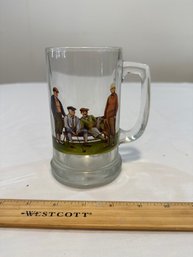 Vintage Collectable Beer Mugs Golf Buddies 5 Inch Tall Wide At The Rim.