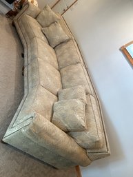 Two Piece Broyhill Sofa 10 Ft Long By 3 Ft High By 3 Ft Wide Beautiful Condition With Pillows