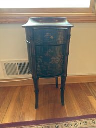 Vintage Ethan Allen Chinoiserie Decorated Occasional Table