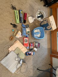 Vintage And Modern Household Items Toiletries Heating Pads And More See Photos