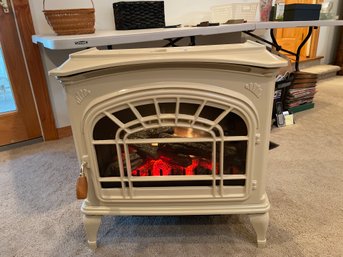 Hearth Technologies Freestanding Electric Fireplace And Heater Works Great