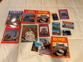 Lot Of Italy Travel Books